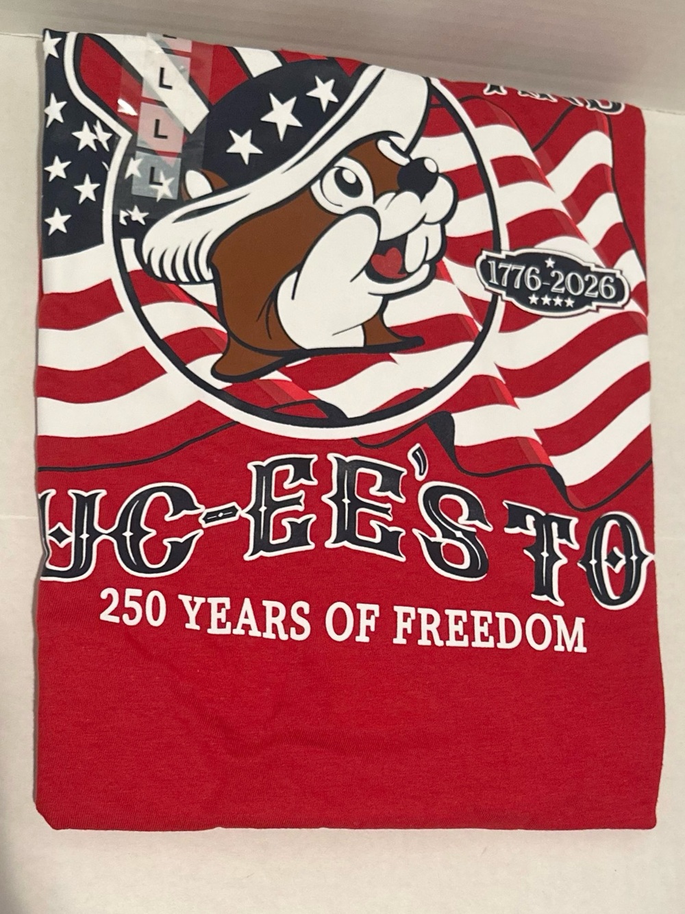 Bucees NWT Limited Edition America 250 - Size L - T-Shirt